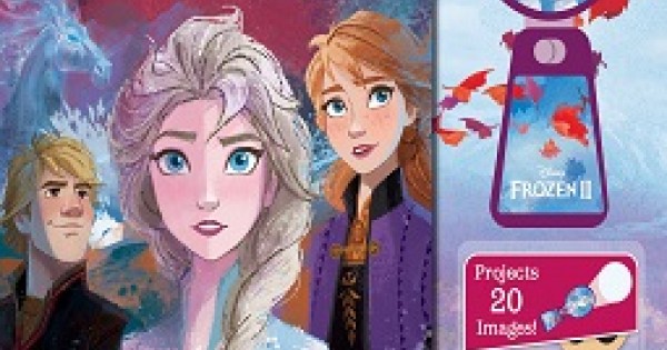 Disney Frozen 2 Movie Theater Storybook And Movie Projector 